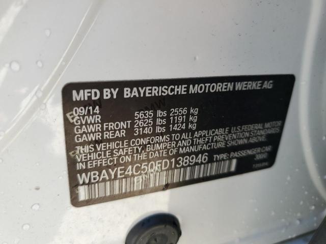 WBAYE4C50FD138946 - 2015 BMW 740 LI WHITE photo 12