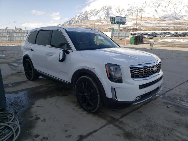 5XYP5DHC0MG134660 - 2021 KIA TELLURIDE SX WHITE photo 4