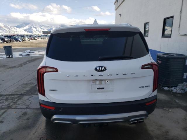 5XYP5DHC0MG134660 - 2021 KIA TELLURIDE SX WHITE photo 6