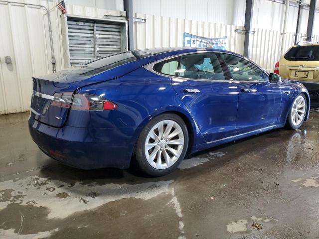 5YJSA1E2XHF231412 - 2017 TESLA MODEL S ლურჯი ფოტო 3