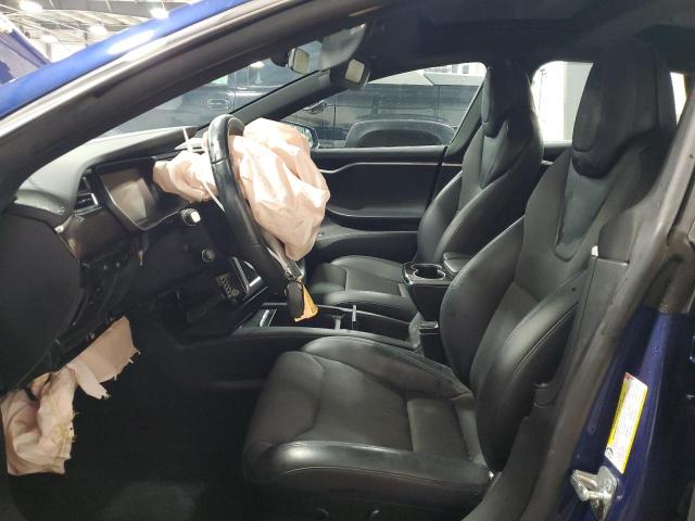 5YJSA1E2XHF231412 - 2017 TESLA MODEL S ლურჯი ფოტო 7