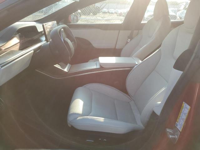 5YJSA1E60PF528755 - 2023 TESLA MODEL S RED photo 7