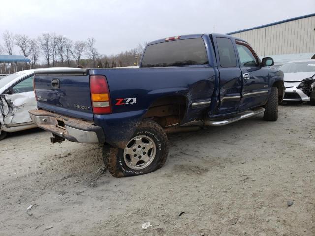 2GCEK19T711278970 - 2001 CHEVROLET SILVERADO K1500 BLUE photo 3