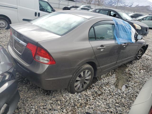 1HGFA16859L005637 - 2009 HONDA CIVIC EX GRAY photo 3