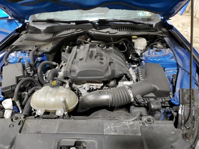 1FA6P8TH8L5145418 - 2020 FORD MUSTANG BLUE photo 11