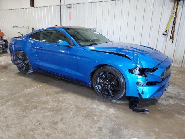 1FA6P8TH8L5145418 - 2020 FORD MUSTANG BLUE photo 4