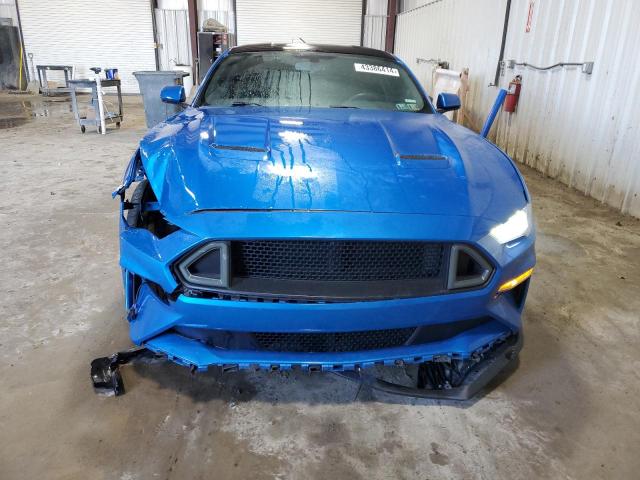 1FA6P8TH8L5145418 - 2020 FORD MUSTANG BLUE photo 5