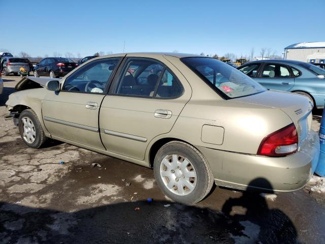 3N1CB51D22L606799 - 2002 NISSAN SENTRA XE GOLD photo 2