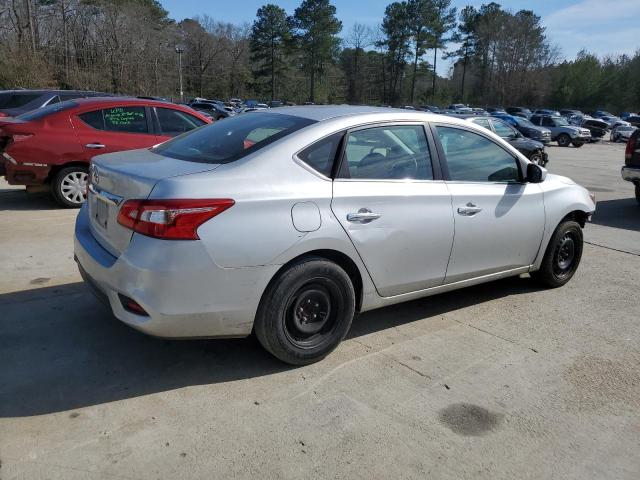 3N1AB7AP0JY252246 - 2018 NISSAN SENTRA S SILVER photo 3