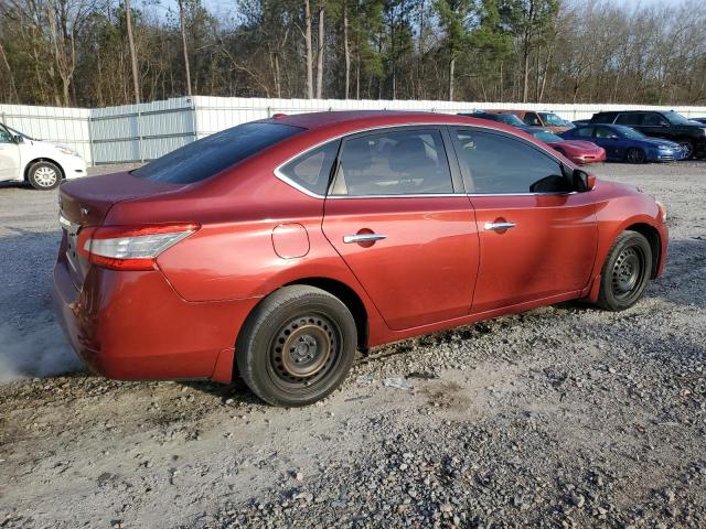 3N1AB7AP2FY270822 - 2015 NISSAN SENTRA S BURGUNDY photo 3