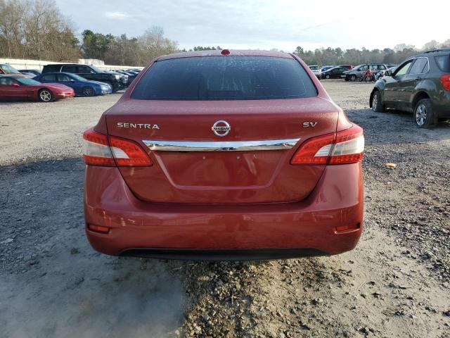 3N1AB7AP2FY270822 - 2015 NISSAN SENTRA S BURGUNDY photo 6