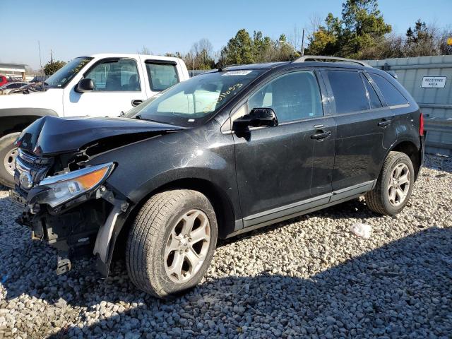 2FMDK4JC3EBA01480 - 2014 FORD EDGE SEL BLACK photo 1