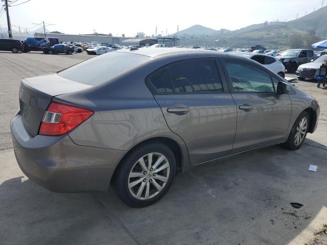 19XFB2F84CE345668 - 2012 HONDA CIVIC EX GRAY photo 3