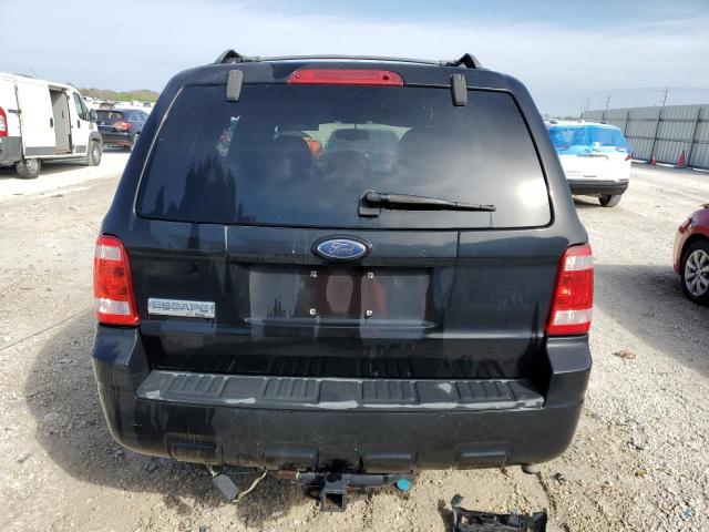 1FMCU03G19KA65995 - 2009 FORD ESCAPE XLT BLACK photo 6