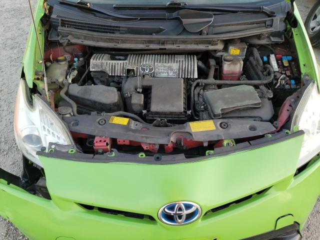 JTDKN3DU2D5701463 - 2013 TOYOTA PRIUS GREEN photo 11