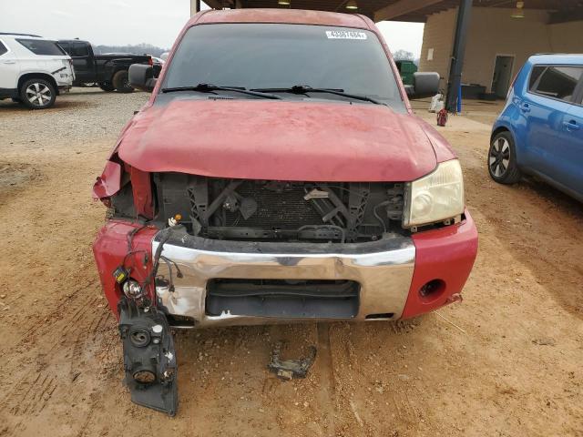 1N6BA06AX6N572563 - 2006 NISSAN TITAN XE RED photo 5