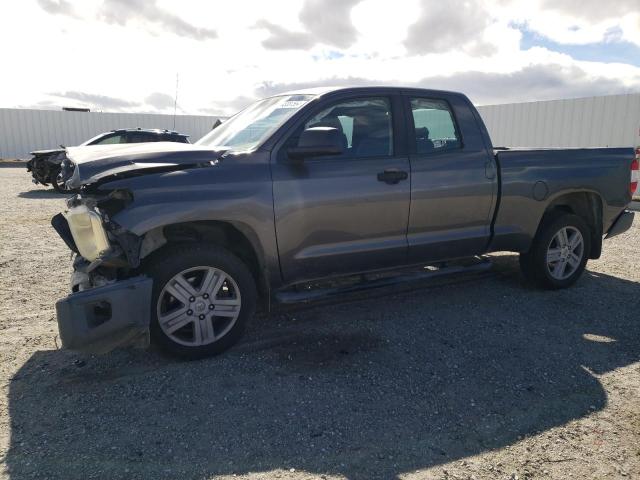 5TFRM5F18EX074340 - 2014 TOYOTA TUNDRA DOUBLE CAB SR/SR5 GRAY photo 1