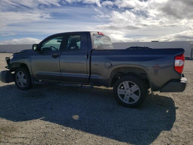 5TFRM5F18EX074340 - 2014 TOYOTA TUNDRA DOUBLE CAB SR/SR5 GRAY photo 2
