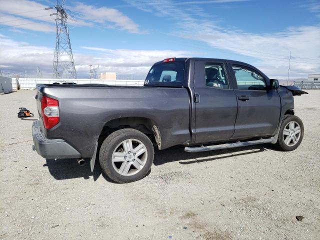 5TFRM5F18EX074340 - 2014 TOYOTA TUNDRA DOUBLE CAB SR/SR5 GRAY photo 3