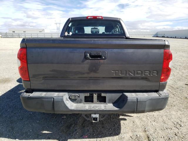 5TFRM5F18EX074340 - 2014 TOYOTA TUNDRA DOUBLE CAB SR/SR5 GRAY photo 6