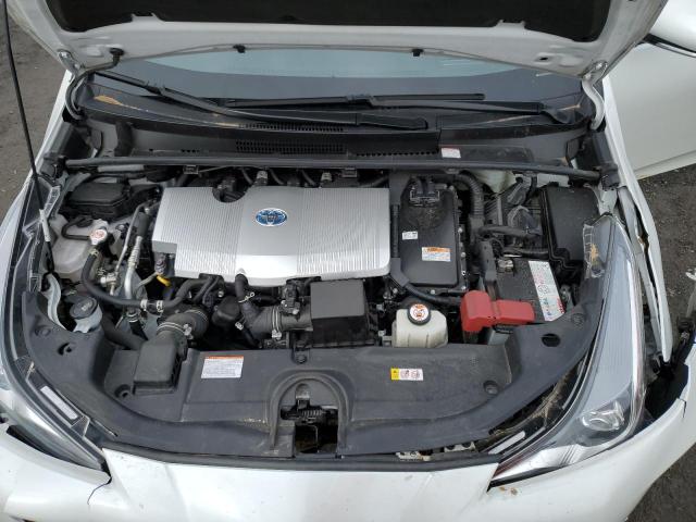 JTDL9MFU4M3031096 - 2021 TOYOTA PRIUS LE WHITE photo 11