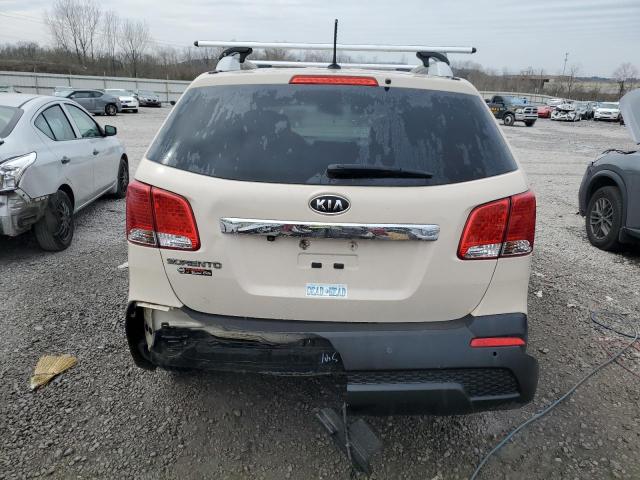 5XYKT4A18BG119295 - 2011 KIA SORENTO BASE CREAM photo 6