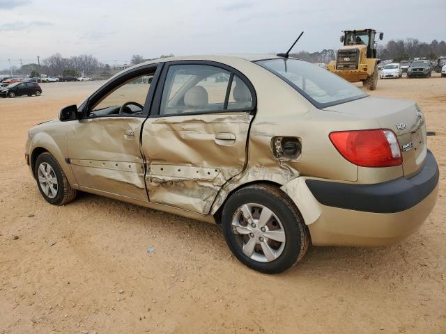 KNADE223096561389 - 2009 KIA RIO BASE GOLD photo 2