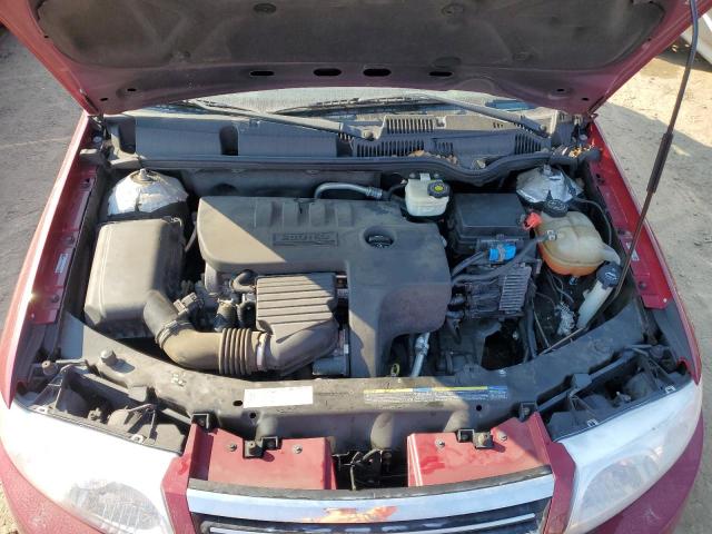 1G8AJ55F27Z194655 - 2007 SATURN ION LEVEL 2 RED photo 11