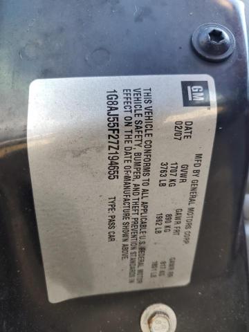 1G8AJ55F27Z194655 - 2007 SATURN ION LEVEL 2 RED photo 13