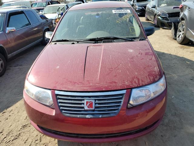 1G8AJ55F27Z194655 - 2007 SATURN ION LEVEL 2 RED photo 5