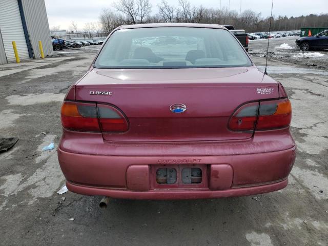 1G1ND52F64M631142 - 2004 CHEVROLET CLASSIC RED photo 6