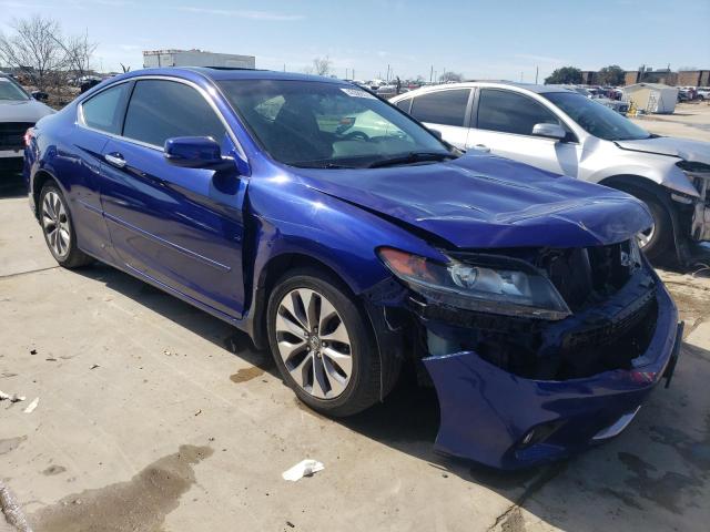 1HGCT1B73EA014854 - 2014 HONDA ACCORD EX BLUE photo 4