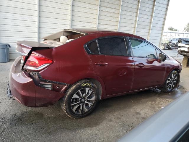 2HGFB2F8XFH563561 - 2015 HONDA CIVIC EX BURGUNDY photo 3