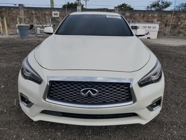 JN1EV7AP7KM542920 - 2019 INFINITI Q50 LUXE WHITE photo 5