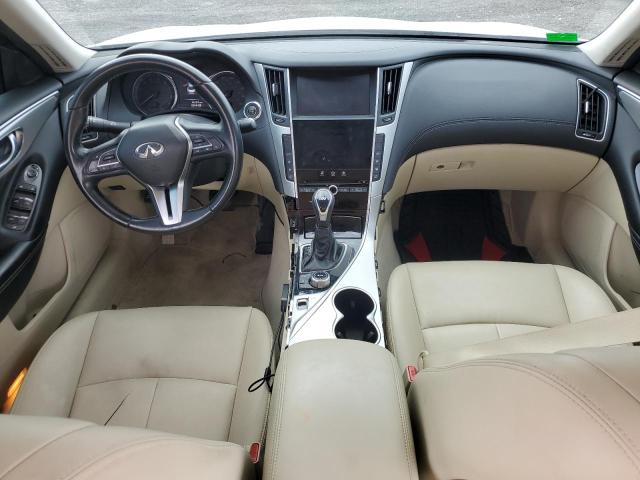 JN1EV7AP7KM542920 - 2019 INFINITI Q50 LUXE WHITE photo 8