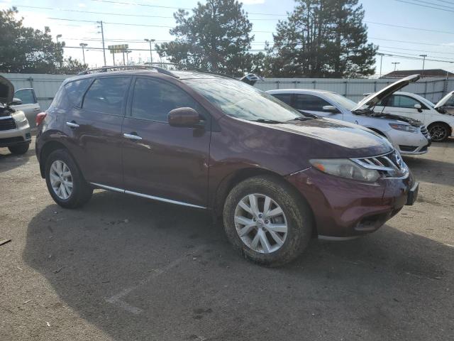 JN8AZ1MU7DW200605 - 2013 NISSAN MURANO S BURGUNDY photo 4