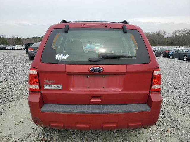 1FMCU0C76BKC47844 - 2011 FORD ESCAPE XLS RED photo 6