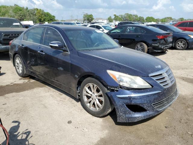 KMHGC4DD0DU209646 - 2013 HYUNDAI GENESIS 3.8L BLUE photo 4