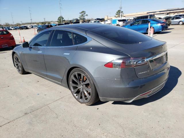 5YJSA1DP4DFP17074 - 2013 TESLA MODEL S Մոխրագույն լուսանկար 2