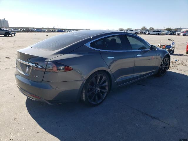 5YJSA1DP4DFP17074 - 2013 TESLA MODEL S Մոխրագույն լուսանկար 3