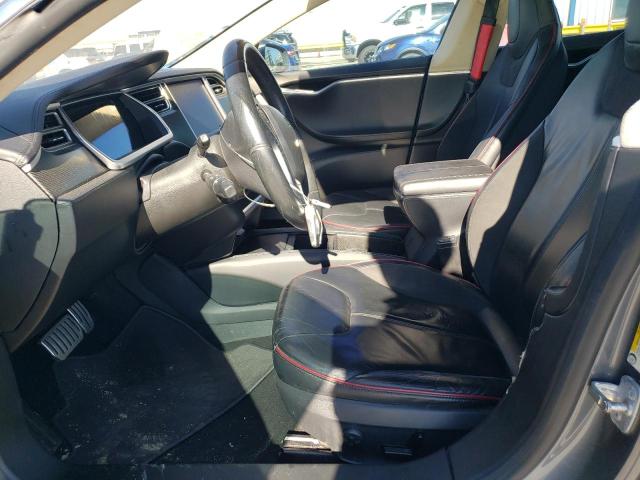 5YJSA1DP4DFP17074 - 2013 TESLA MODEL S Մոխրագույն լուսանկար 7