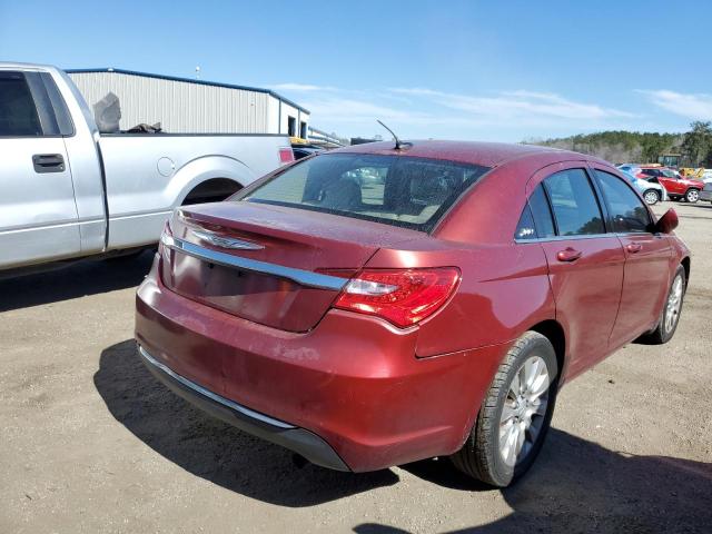 1C3CCBAB1EN121845 - 2014 CHRYSLER 200 LX RED photo 3