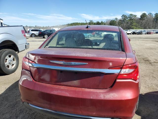 1C3CCBAB1EN121845 - 2014 CHRYSLER 200 LX RED photo 6