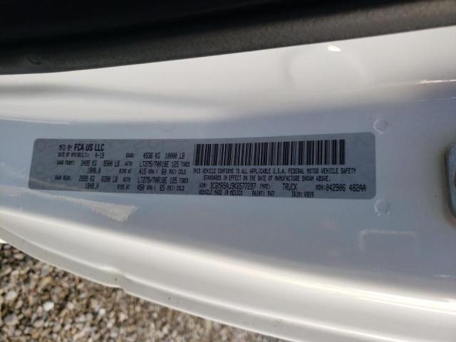 3C6MR5AJ3KG577297 - 2019 RAM 2500 TRADESMAN Siyah fotoğraf 10