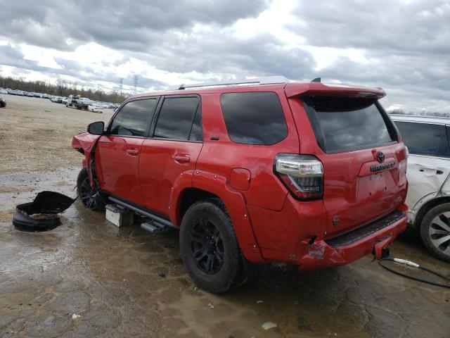 JTEBU5JRXH5429437 - 2017 TOYOTA 4RUNNER SR5/SR5 PREMIUM წითელი ფოტო 2