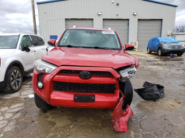 JTEBU5JRXH5429437 - 2017 TOYOTA 4RUNNER SR5/SR5 PREMIUM წითელი ფოტო 5