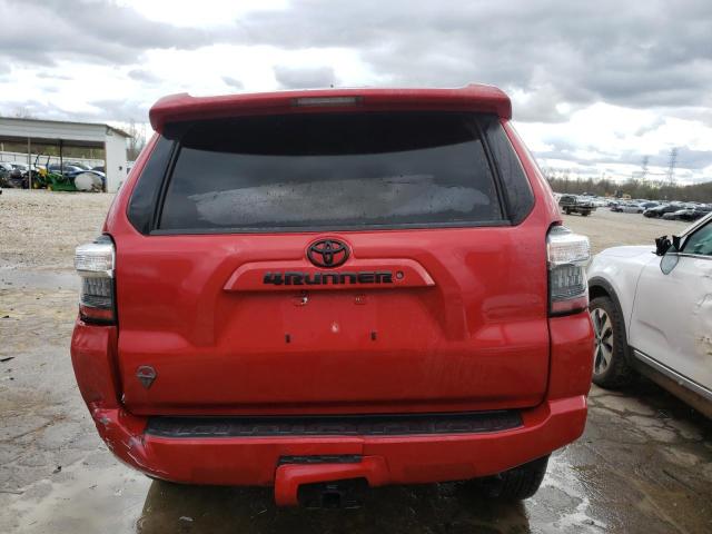 JTEBU5JRXH5429437 - 2017 TOYOTA 4RUNNER SR5/SR5 PREMIUM წითელი ფოტო 6