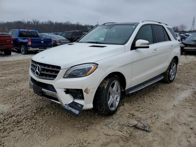 4JGDA5HB6EA275225 - 2014 MERCEDES-BENZ ML 350 4MATIC WHITE photo 1