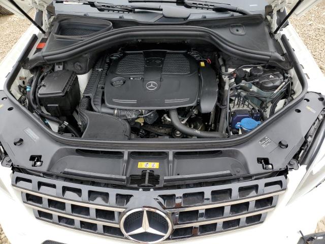 4JGDA5HB6EA275225 - 2014 MERCEDES-BENZ ML 350 4MATIC WHITE photo 11