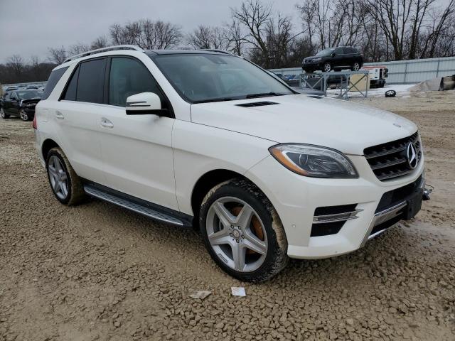 4JGDA5HB6EA275225 - 2014 MERCEDES-BENZ ML 350 4MATIC WHITE photo 4